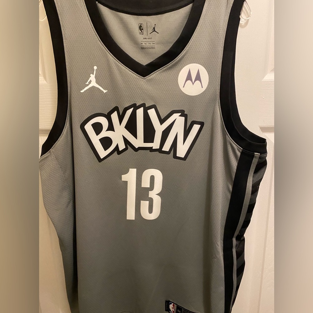 Brooklyn Nets James Harden Jersey worn only once excellent condition.